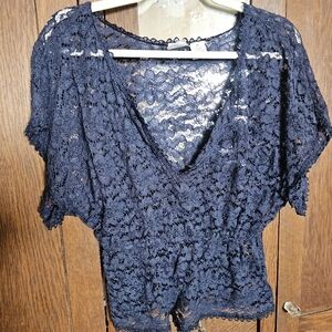Women's Mesh Lace Top